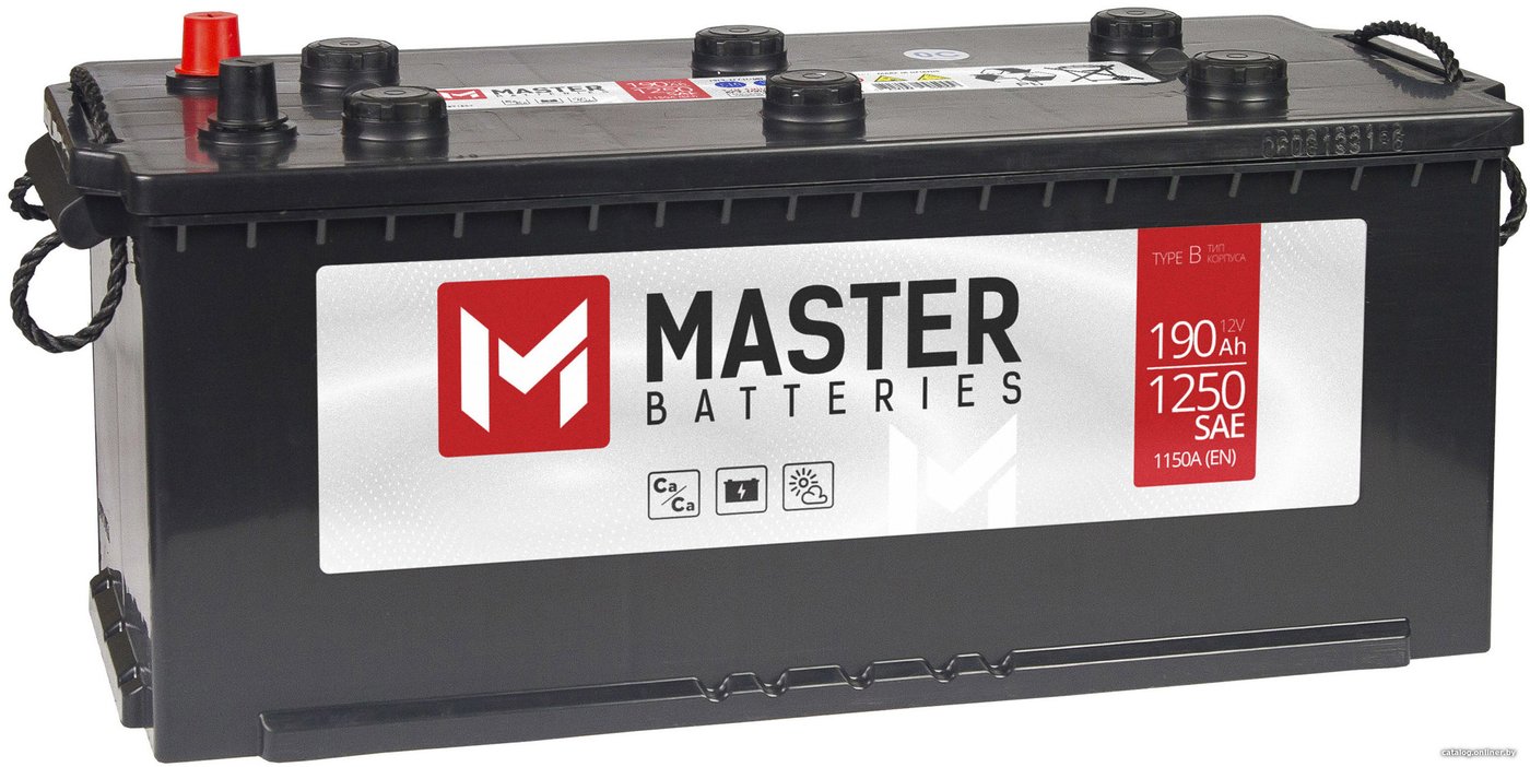 Автомобильный аккумулятор Master Batteries R+ (190 А·ч)