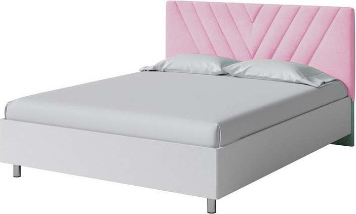 

Кровать PROxSON Ora 140x200 (белый/Teddy 027 розовый фламинго)