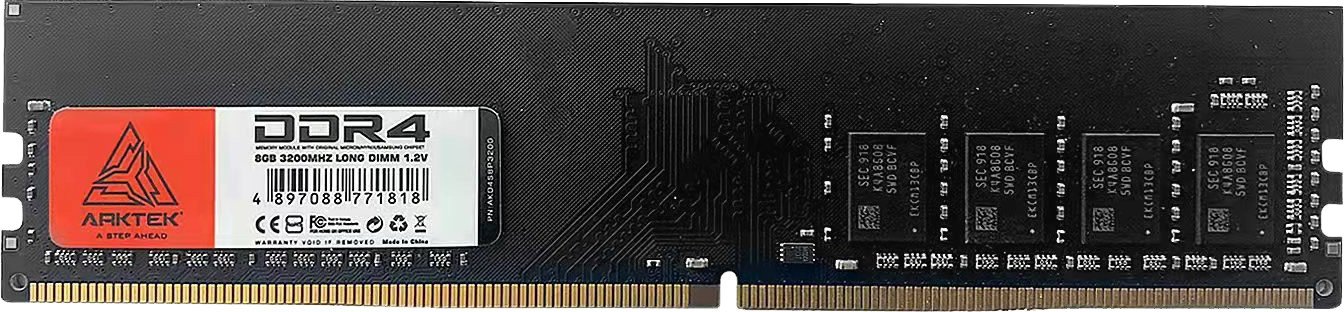Оперативная память Arktek 8ГБ DDR4 3200 МГц AKD4S8P3200