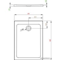 Душевой поддон Radaway Doros Plus F 120x80