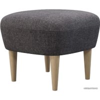 Пуфик Tom Dixon Wingback Ottoman NA Fabric B (темно-серый/коричневый) в Бресте