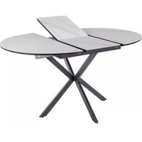 Кухонный стол Signal Gaston ceramic 100-135/100 (белый/черный)