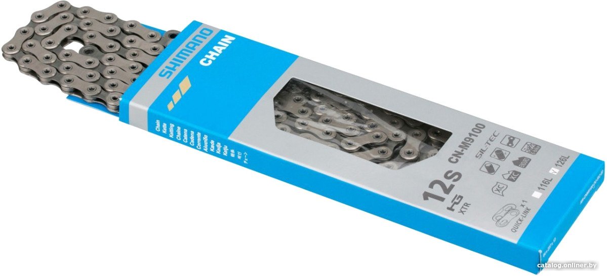 Цепь велосипедная Shimano CN-M9100 126L 12-sp