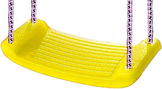 Подвесные качели Midzumi Пластиковые навесные качели (желтый)