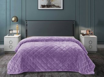 Покрывало Luxor PK 17-3612 велюр (220x240, amethyst)