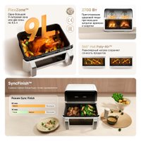 Аэрогриль (аэрофритюрница) Trouver Air Fryer FD20 Pro AF-5518ATB (белый)