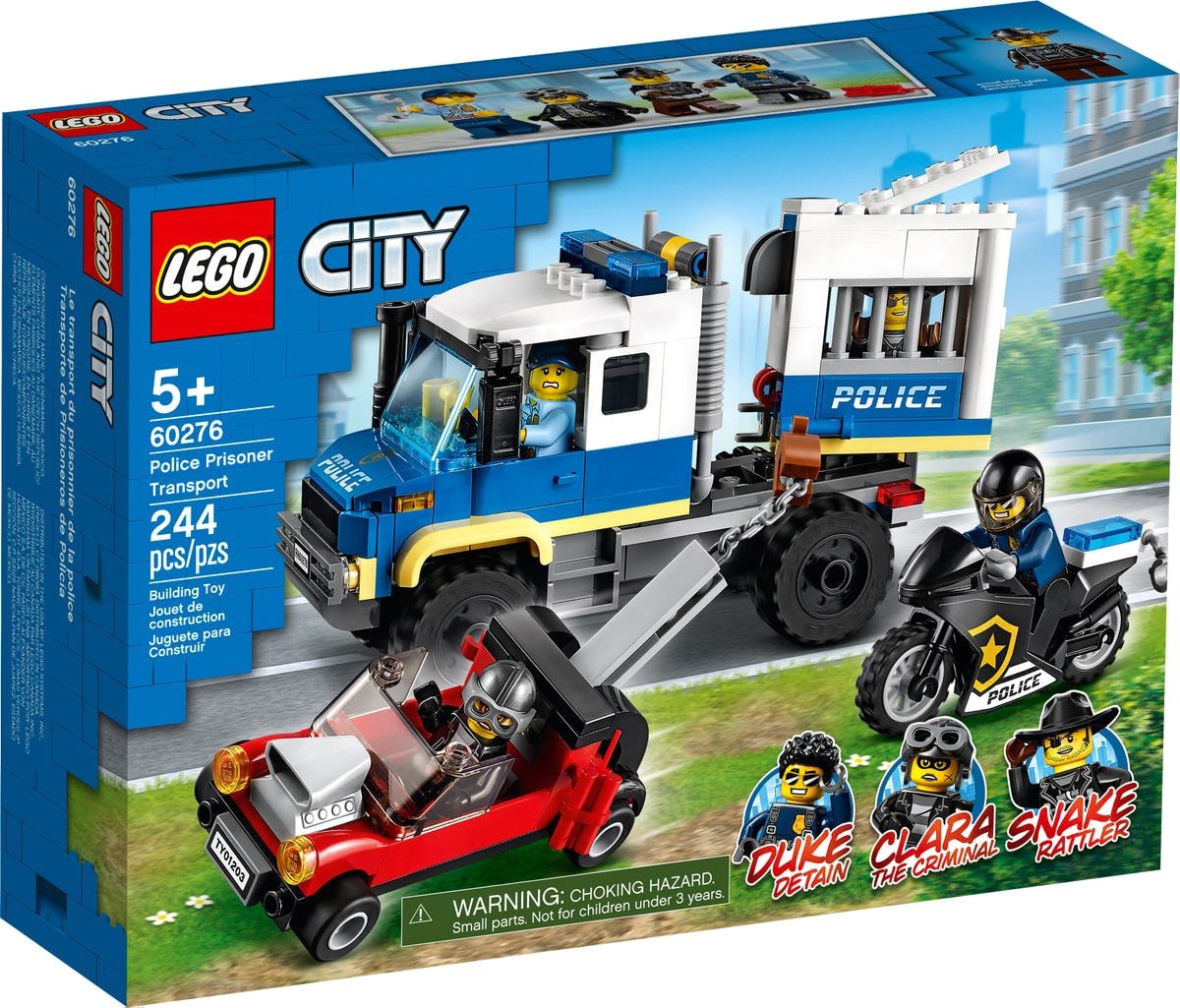 

Конструктор LEGO City 60276 Транспорт для перевозки преступников