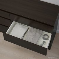 Комод Ikea Куллен 003.092.35 (черно-коричневый)