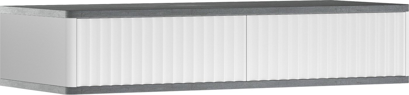 

Тумба Shtabe Royal 5010 эко (белый/металл бруклин)