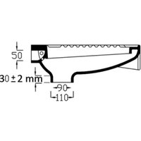 Унитаз напольный Jaquar ECS-WHT-455LE