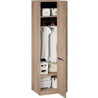 Шкаф распашной Трия Глосс 580 СМ-319.07.006 (яблоня беллуно/cтекло графит матовый)