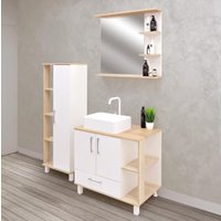  Doratiz Шкаф-полупенал Гавайи 50 R 2712.301 (дуб сонома/белый)