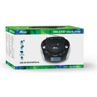 Магнитола Ritmix RBB-030BT (черный/серебристый)