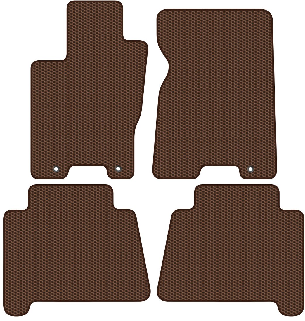 

Комплект ковриков для авто Alicosta Kia Mohave I (suv / HM) 2008 - Н.В. (коричневый, сота)