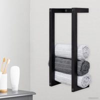 Держатель для полотенца Millwood 250x202x400 (черный)