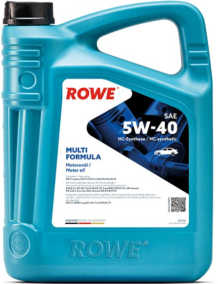 

Моторное масло ROWE Hightec Multi Formula 5W-40 5л