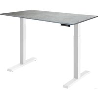 Стол для работы стоя ErgoSmart Electric Desk Compact (бетон чикаго светло-серый/белый)