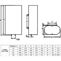 Накопительный электрический водонагреватель Timberk Home Intellect T-WSS50-N77-U-WF
