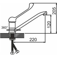 Смеситель Gota Rocio Medic 213110-1-GOTA