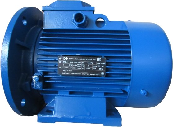 

Электрический двигатель Полесьеэлектромаш АИР100S2 (исполнение - IM2081, крепление - с р.к.в.)