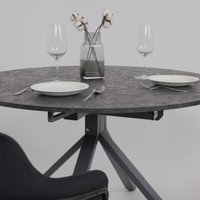 Кухонный стол AksHome Delon 110 (малави/серый)