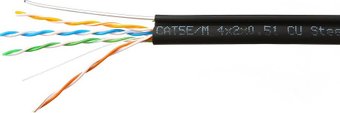 Skynet Cable Premium CSP-UTP-4-CU-OUTR (305 м, черный)