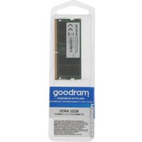 Оперативная память GOODRAM 32ГБ DDR4 SODIMM 3200 МГц GR3200S464L22/32G