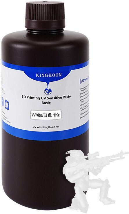 Фотополимер Kingroon Standard B02169 (1 л, белый)