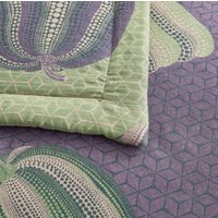 2-спальный комплект постельного белья Arya 2сп Pumpkin Dreams 8680943253422 (фиолетовый/оливковый)