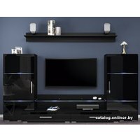 Горка Bravo Мебель Домино (черный/черный глянец)