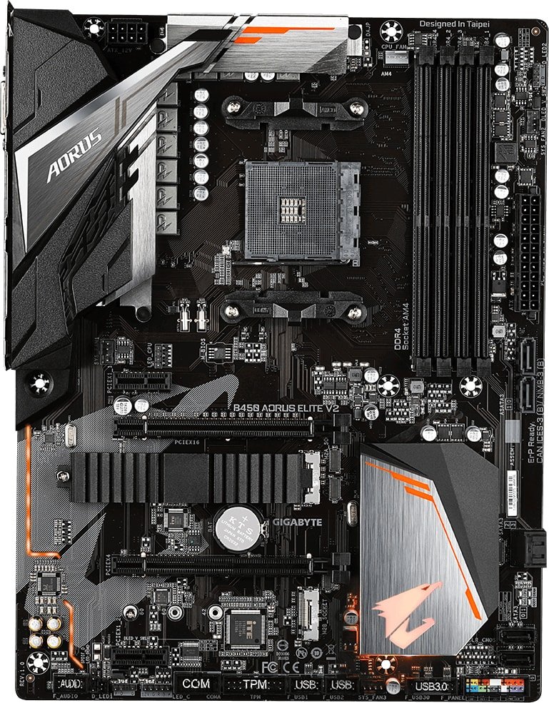 

Материнская плата Gigabyte B450 Aorus Elite V2 (rev. 1.0)