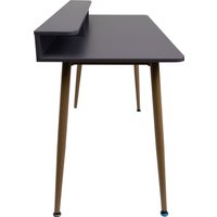 Стол AksHome Jasper 86201 (серый/бук)