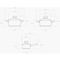 Набор кастрюль Nadoba Vikki 796118 в Борисове