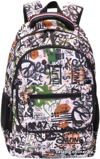 Школьный рюкзак Torber Class X T2743-WHI-BLK