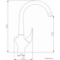 Смеситель ZorG SH 815 (черный/бронзовый)