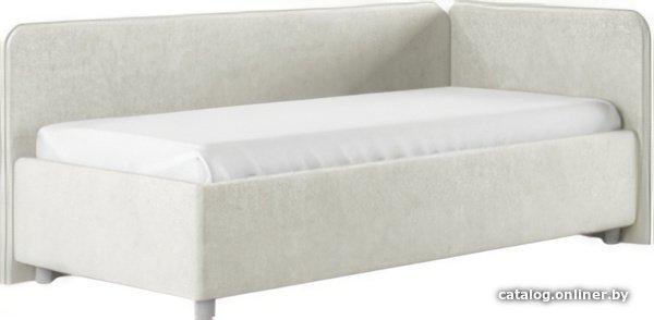 Кровать-тахта Сонум Capri R 90x200 (микровелюр светло-серый)