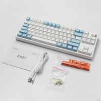 Клавиатура Cyberlynx ZA87 White Blue Orange (TNT Yellow)