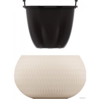 Вазон Альтернатива Жемчужина М8727 (7 л, бежевый)