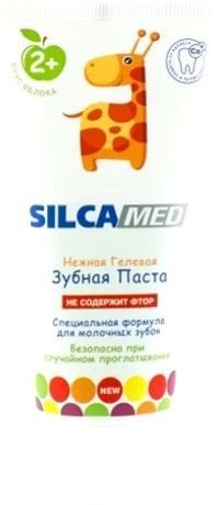 

Зубная паста SILCA со вкусом яблока с 2 лет 65 г