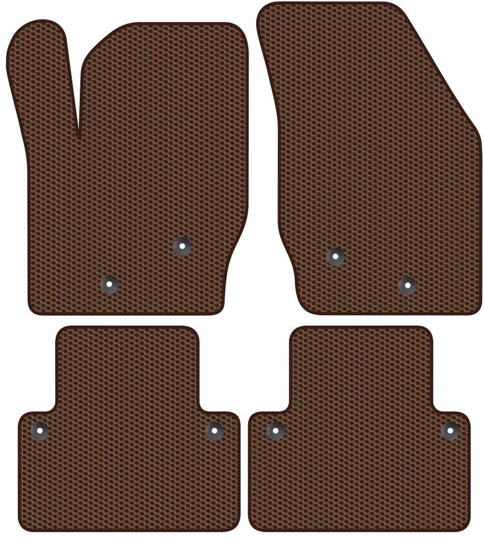 

Комплект ковриков для авто Alicosta Volvo XC90 I (suv / C) 2002 - 2014 (коричневый, сота)