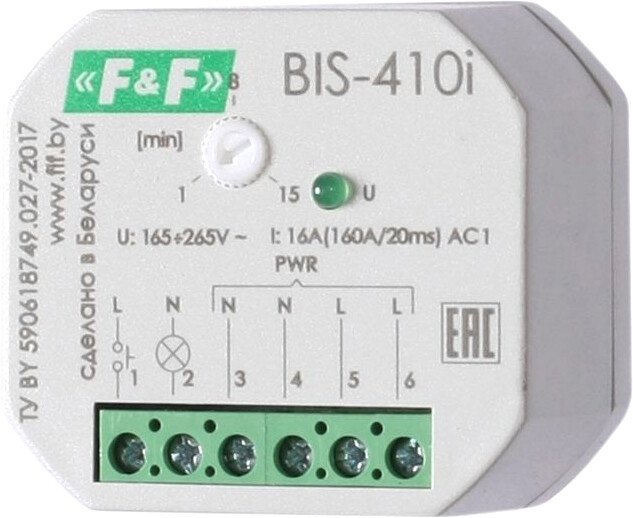 

Реле импульсное Евроавтоматика F&F BIS-410i EA01.005.016