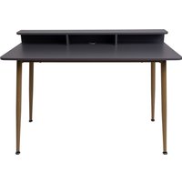 Стол AksHome Jasper 86201 (серый/бук)