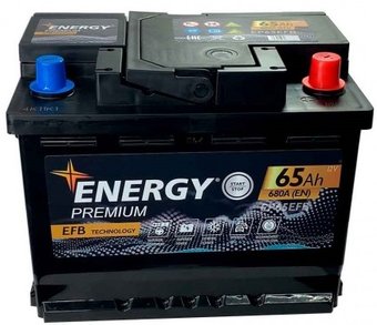 Автомобильный аккумулятор Energy Premium EFB R+ (65 А·ч)