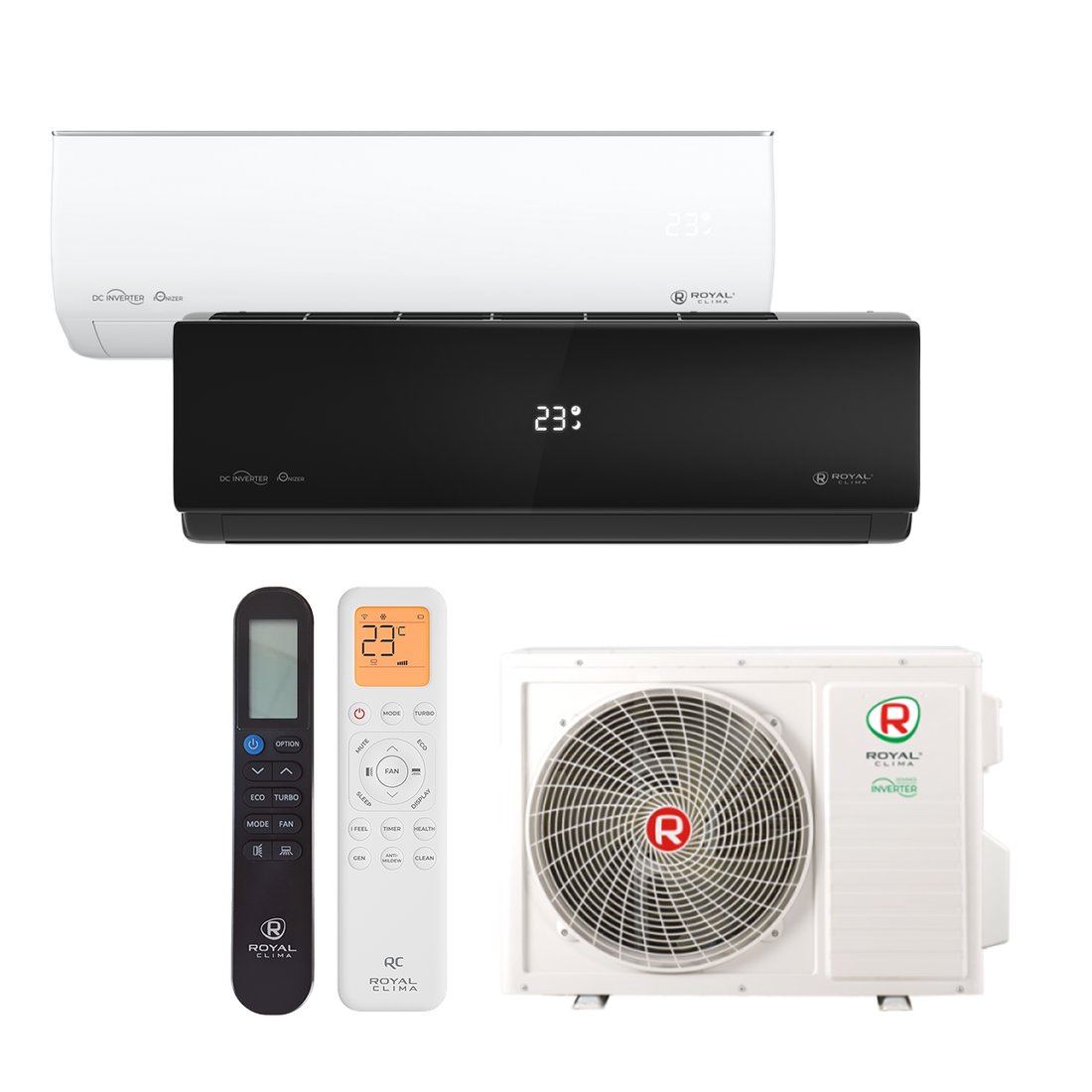 Кондиционер Royal Clima Multi Gamma EU ERP Inverter 2DFM-14HN/OUT / RCI-GLD07HN + RCI-AND09HN