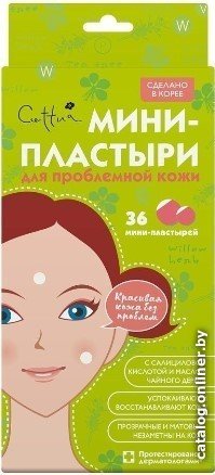 Cettua Мини-пластыри для проблемной кожи (36 шт)