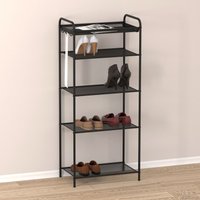 Полка для обуви ЗМИ Верона 15 ПДОВ15 (черный)