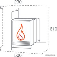 Электрокамин RealFlame Fobos Lux Bl