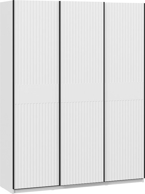 

Шкаф-купе Трия Оскар Тиффани Т2 1800 282744 (черный/белый снег/белый софт)