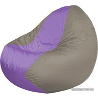 Кресло-мешок Flagman Classic К2.1-97 (серый/сиреневый)