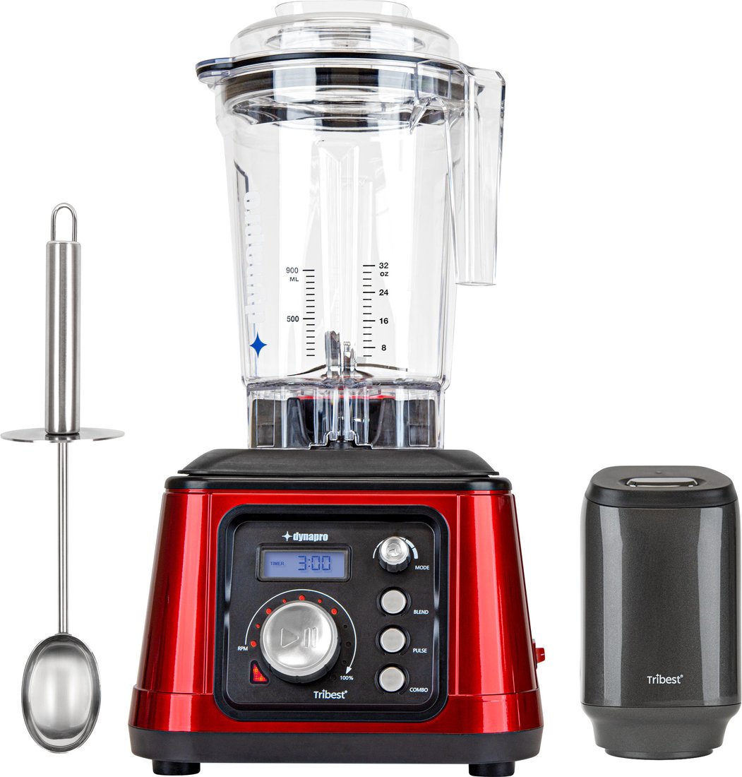 

Стационарный блендер Tribest Dynapro Commercial High-Speed Vacuum Blender DPS-2250 (красный)